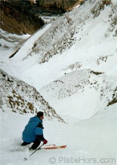 David in the couloir 'Y'