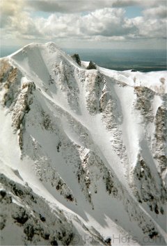 Couloir 'Y' on the face of the Puy Redon