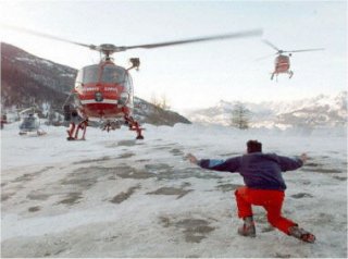 helicopter rescue - Orres 1999