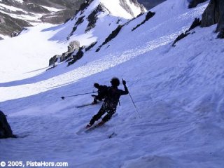 Les Lucs in the Dent Couloir