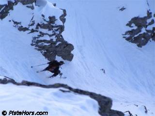 Guy in the north couloir