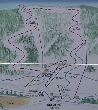 piste map le sappey