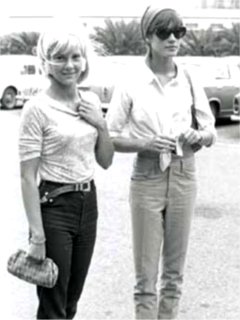 yé-yé girls Sylvie Vartan and Françoise Hardy