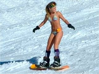 snowboarder babe