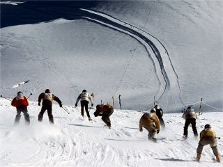 start of the Derby de la Meije