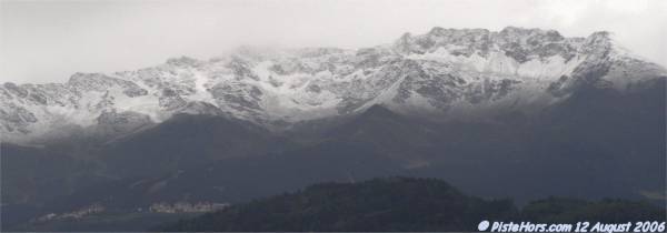august snow in the alps