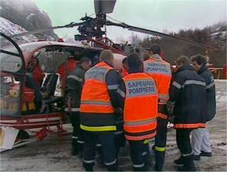 french mountain rescue helicopter