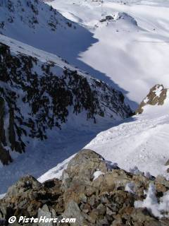 chimneys left couloir