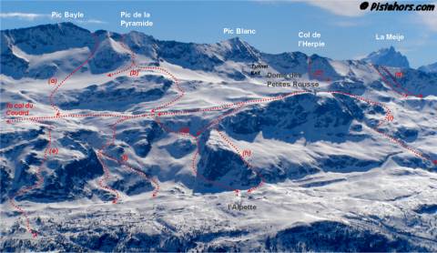 Alpe d'Huez Grandes Rousses off piste