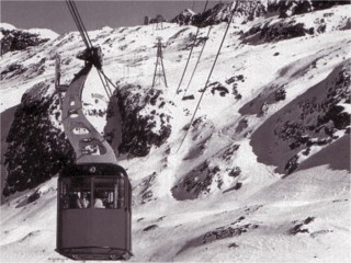Pic Blanc cable car Olympics 1968