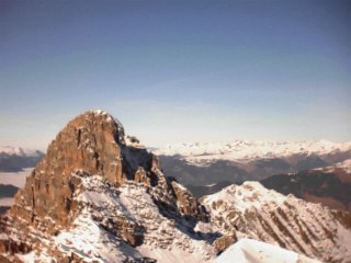 Croix du Verdon from the Saulire