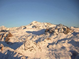 Sunset over Mont Blanc