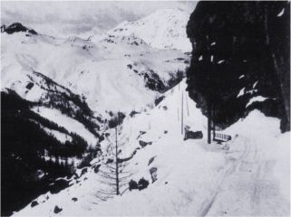 The Road to Val d'Isère around 1930